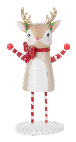 Whimsical Retro Reindeer