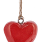 Mini Wooden Heart Ornament