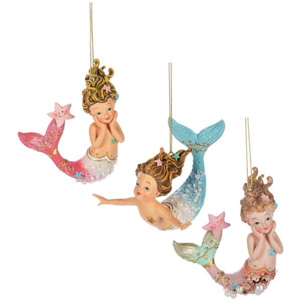 Enchanted Mermaid Ornament