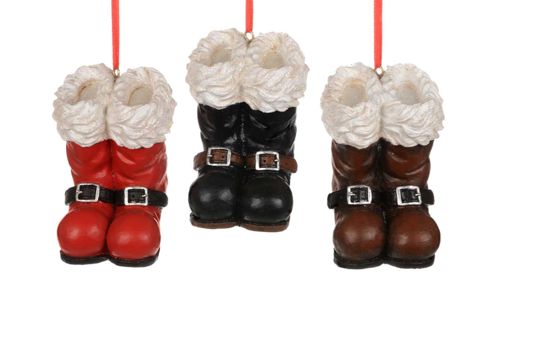 Santa Boots Ornament