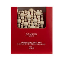 Load image into Gallery viewer, Wood Bead Garland – 12 Feet of Rustic Charm
