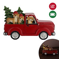 Dogs In A Red Truck (lit)