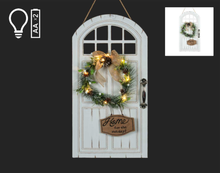 Load image into Gallery viewer, Vintage White Door Display (lit)
