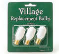 D56 Village Replacement Light Bulbs (set of 3) 5 watts
