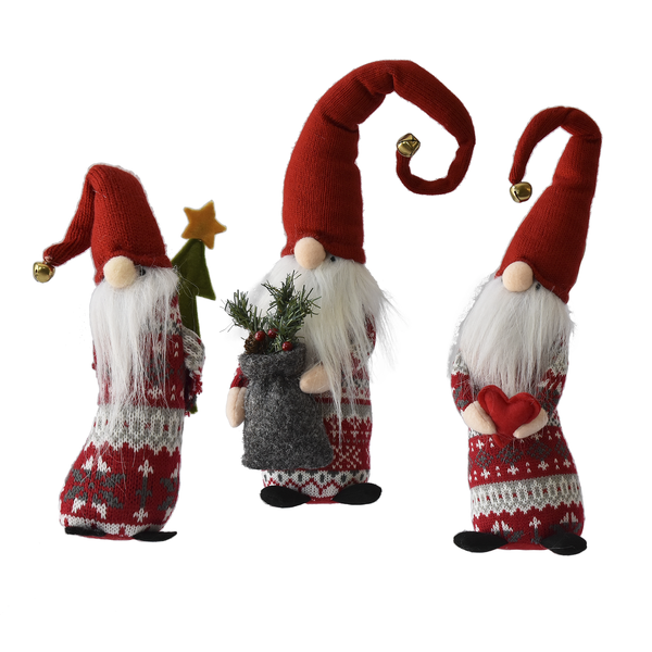 Tall Skinny Plush Gnome Figure