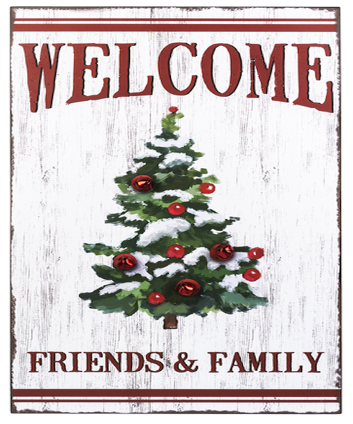 Welcome Jingle Bell Sign