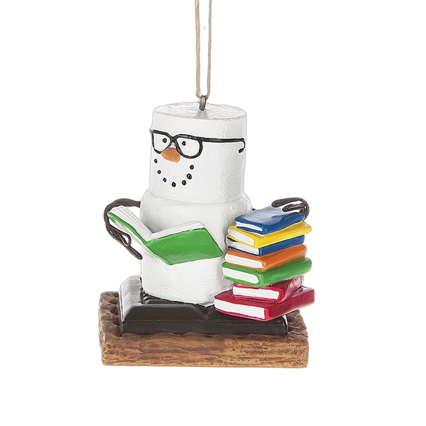 Smores Book Club Ornament