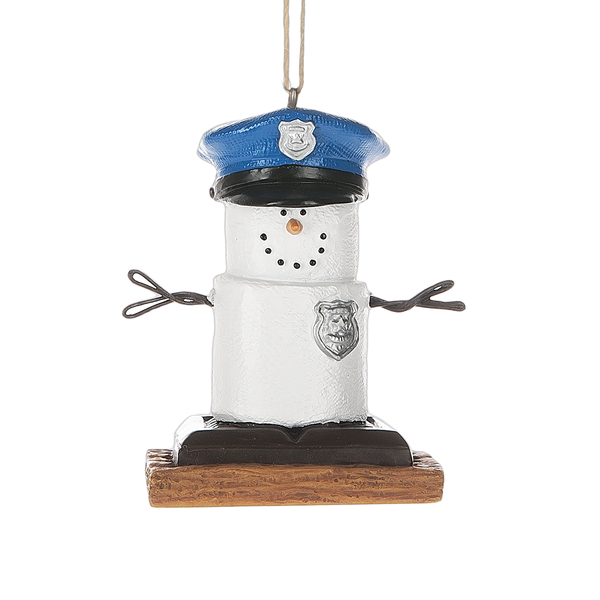 Smores Police Ornament