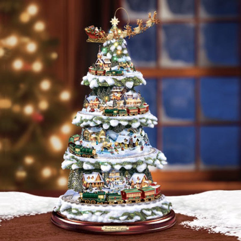 Thomas Kinkade Wonderland Express Tabletop Tree