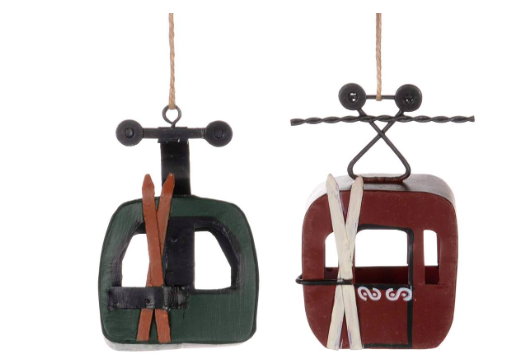 Metal Gondola Ornament