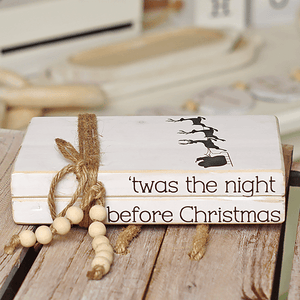 Twas the Night Before Christmas Wooden Books