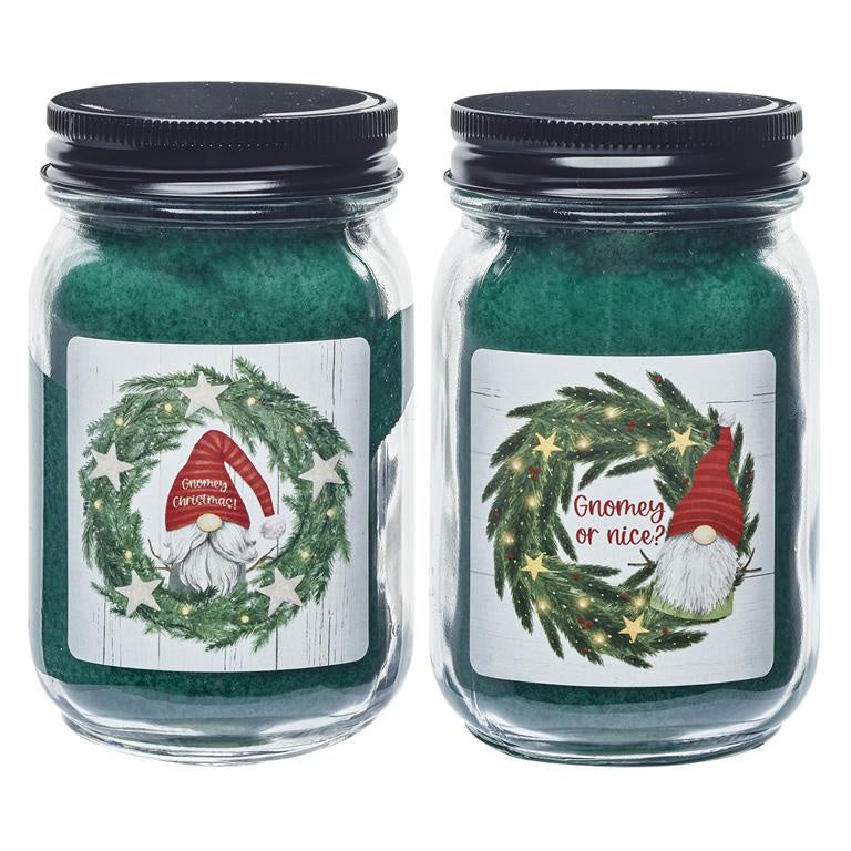 Gnomey Mason Jar Scented Candle