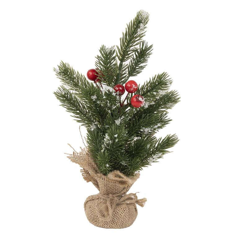 Tabletop Tree w Red Berries
