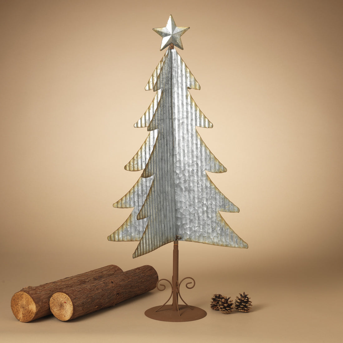 3' Rustic Metal Tree