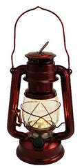Metallic Red Led Lantern