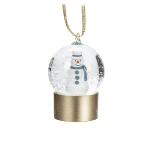 Small Snowman Snowglobe Ornament