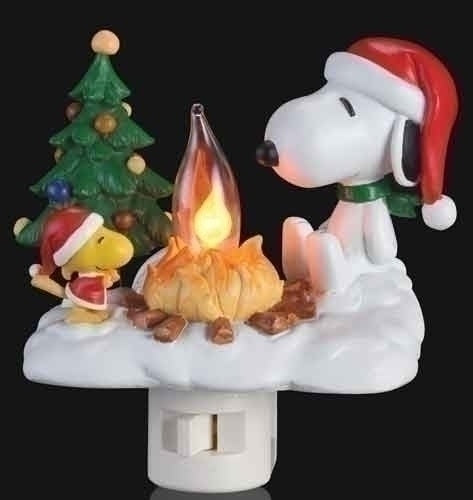 Snoopy By Fire Flicker Nightlight