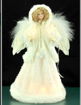 Ivory Angel Tree Topper (15 in, 10 light)