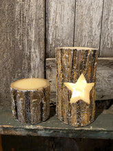 Load image into Gallery viewer, Log Pillar Candle - 2 sizes
