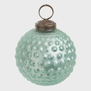 Sage Green Glass Ball Ornament