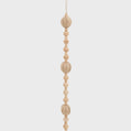 Jute Ball & Wood Bead Garland