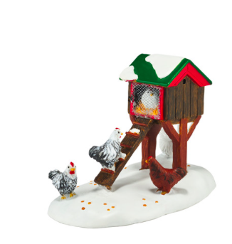 Mistletoe Farm Chicken House D56 Village Accessory