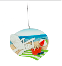 Seashore Scene Ornament