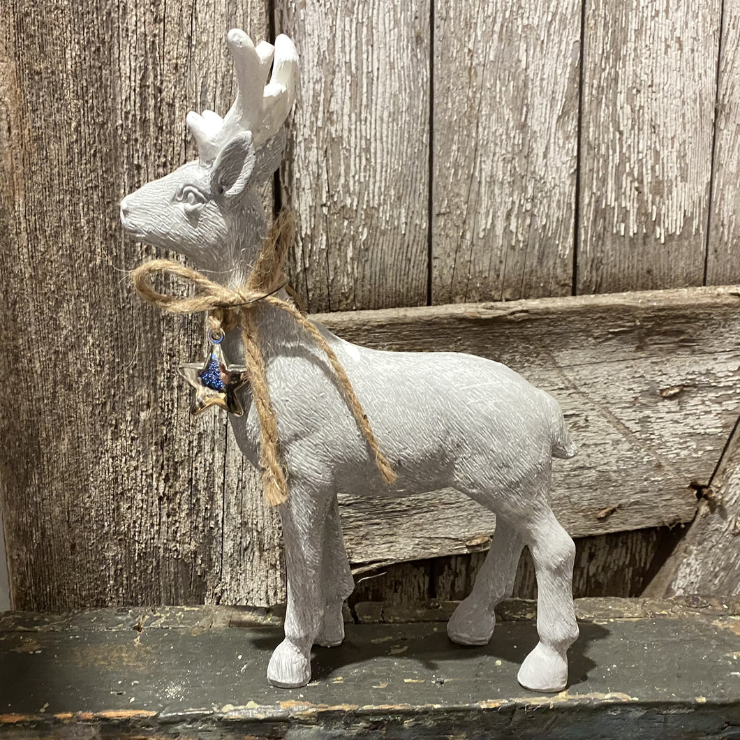 Grey Cement-Look Deer