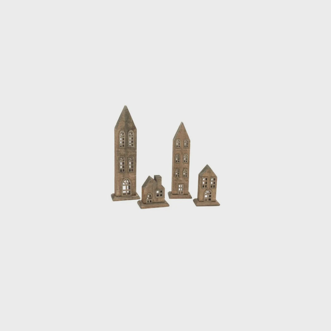 Rustic Natural Wooden Village