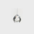 Clear Crystal Ball Ornament