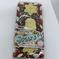 Peppermint Snowflake Milk Chocolate Bars