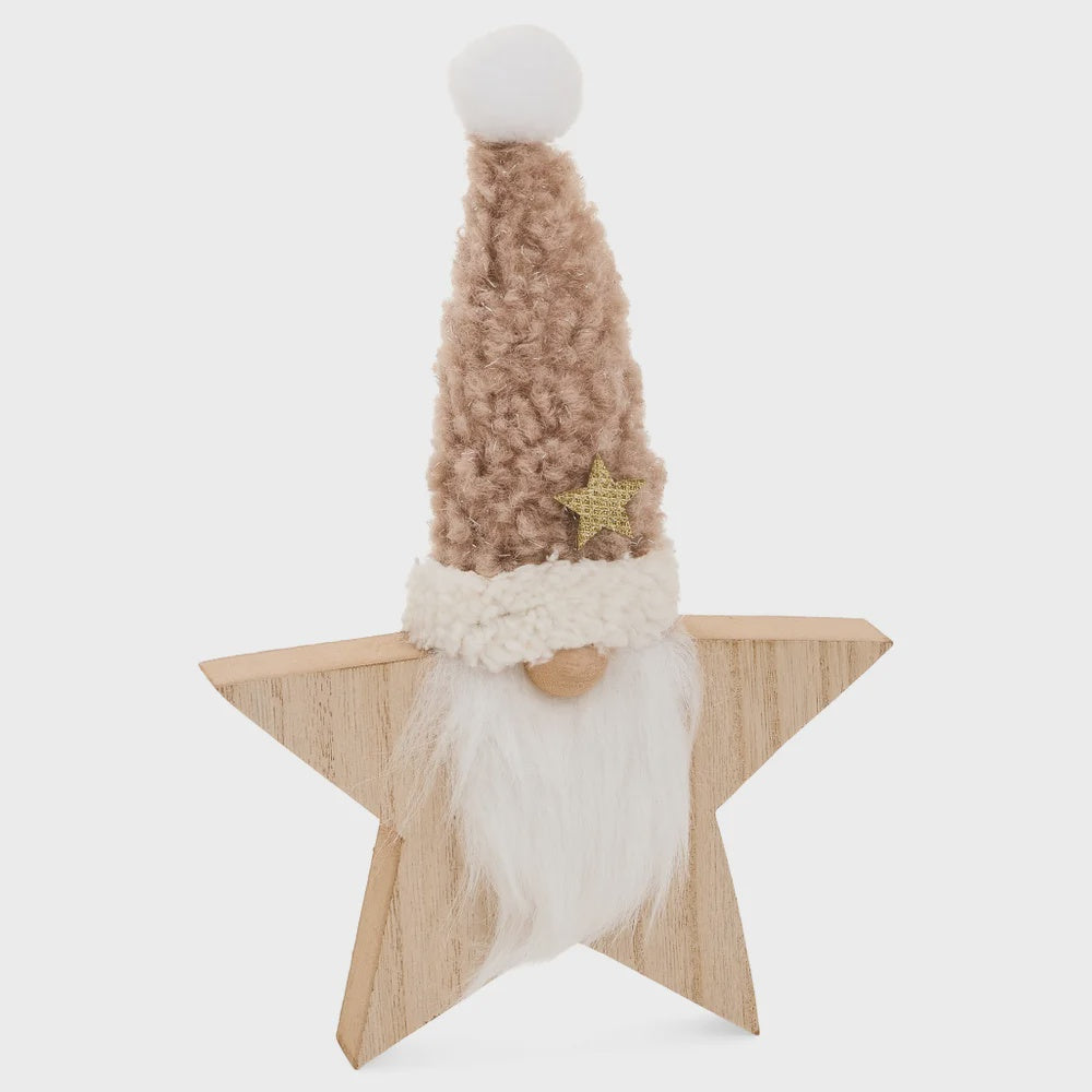 Fun Wooden Shaped Santa