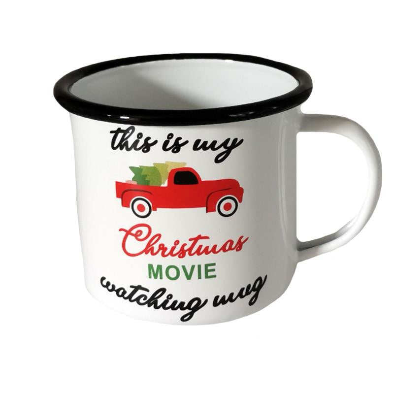 Christmas Movie Enamel Mug