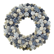 Load image into Gallery viewer, Blue Cone Wreath
