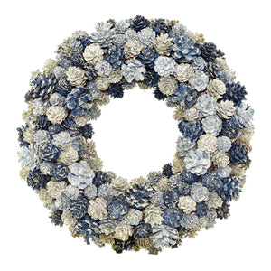 Blue Cone Wreath