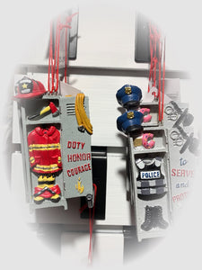 Police or Firefighter Ornament