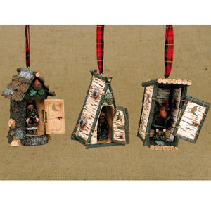 Hinged Outhouse Ornament 3 styles