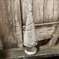 Silver Glitter Cone Tree