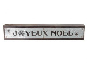 Joyeux Noel Galvanized Metal Sign