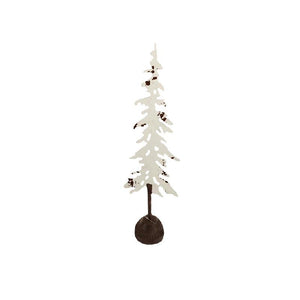 Rustic White Metal Tree