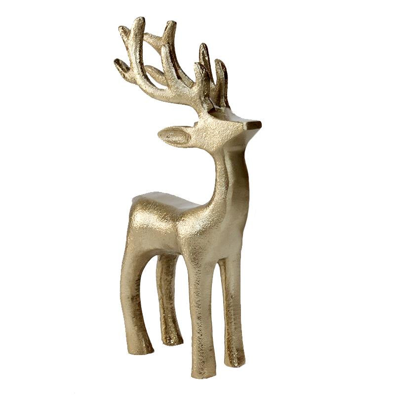 Gold Brass Reindeer