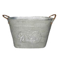 Hello Winter Oval Bucket