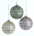 Imprinted Glass Ball Ornament