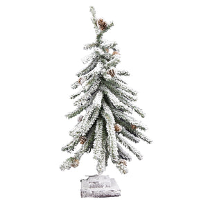 Snowy Pine Needle Tree