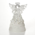 White Glass Fairy Angel Ornament