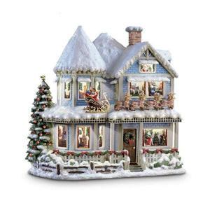 Thomas Kinkade Twas The Night Before Christmas Story House