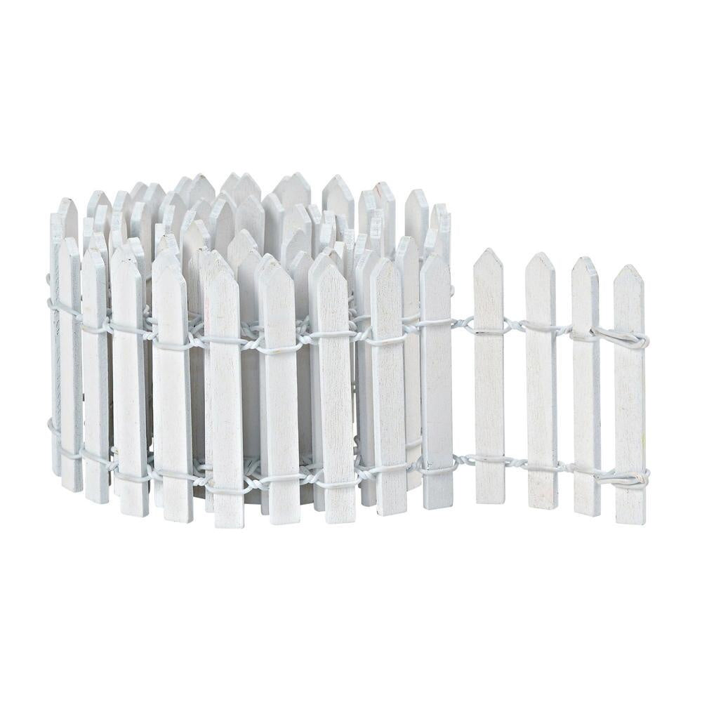 White Snow Fence D56 Village Accessory