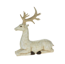 Load image into Gallery viewer, White Wood Look Deer - 2 styles

