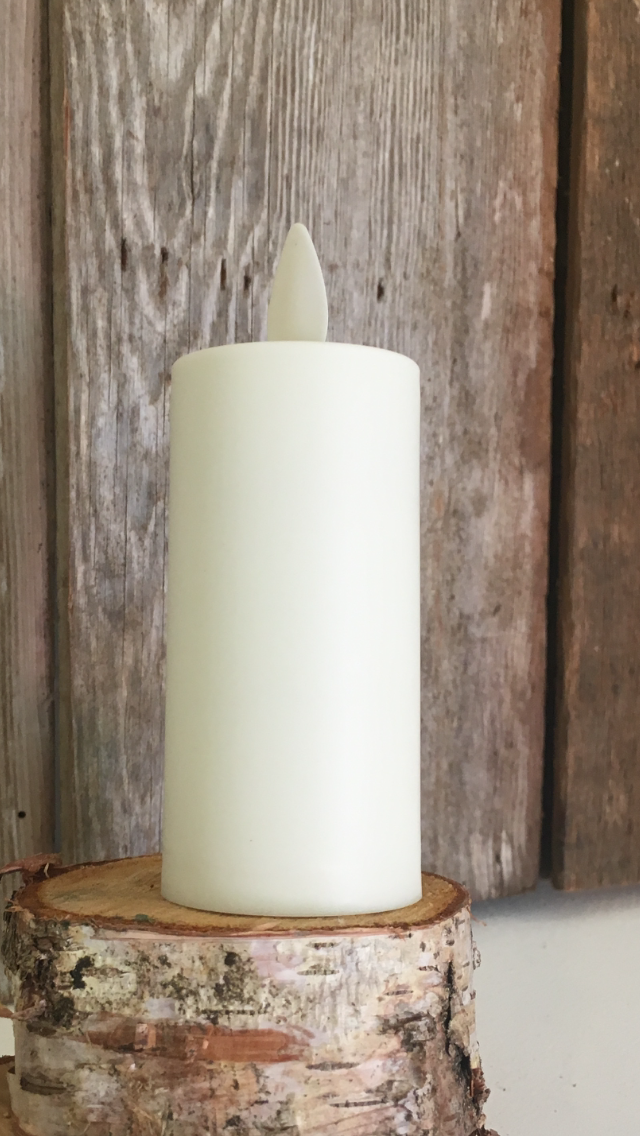 5x3 ivory flameless votive