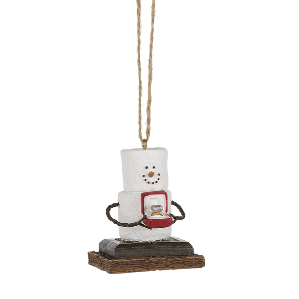Smores Engaged Ornament